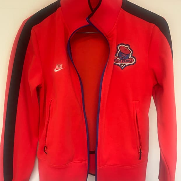 나이키 프랑스 국대 레드 져지