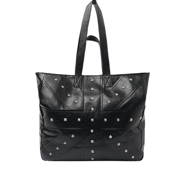 오와이 크로스라인 스터드 토트백