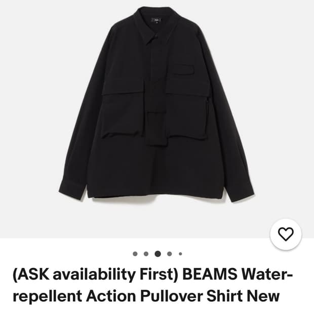 빔즈 플러스 액션 풀오버 셔츠 action pullover shirt