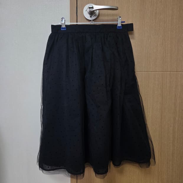빈티지 도트 스커트