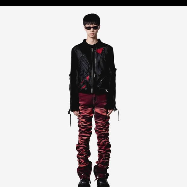 써저리 윤슬 롱 더블 진 플레임 M