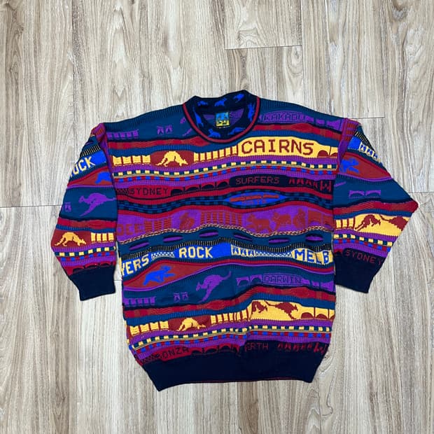 호주 케이블 니트