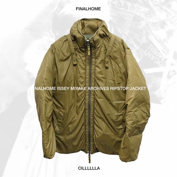 FINALHOME 이세이미야케 아카이브 파이날홈 립스탑 자켓