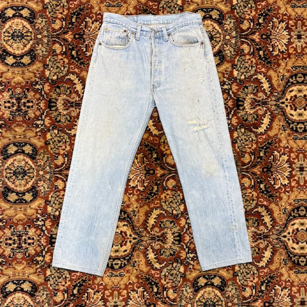90s usa 빈티지 리바이스 501 데님 32(30~31) (556)