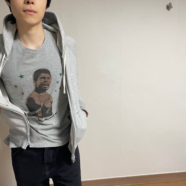 무하마드 알리 빈티지 티셔츠