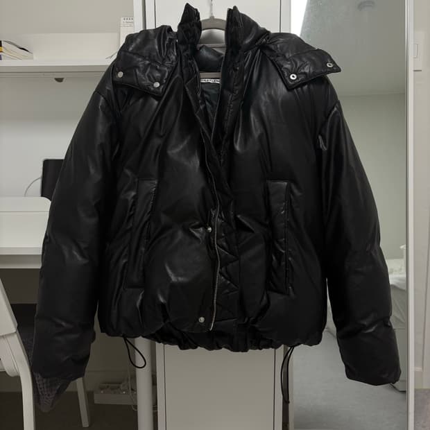 비바스튜디오 숏패딩 SHORT BIG PUFFER BLACK S