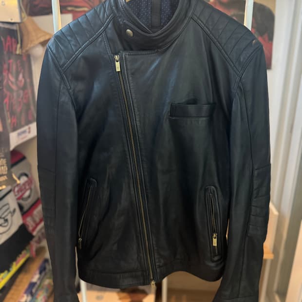 마시모두 두띠 양가죽 자켓 M