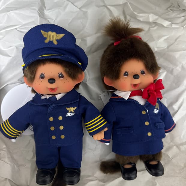 정품새것)신상 훗카이도 공항한정 스튜어디스 몬치치 세트