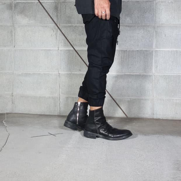 incarnation side zip & hand stitch boots