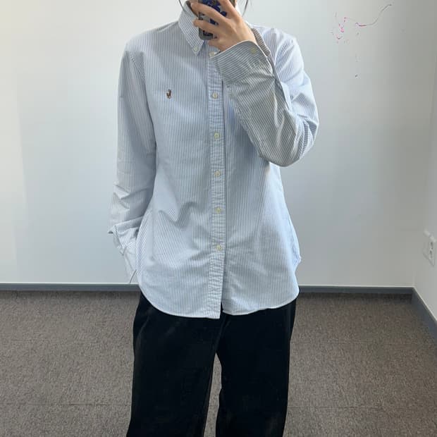 Polo 폴로 멀티포니 블루 스트라이프 셔츠