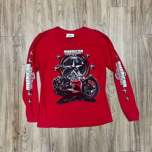 American Chopper 바이크 롱슬리브 티셔츠