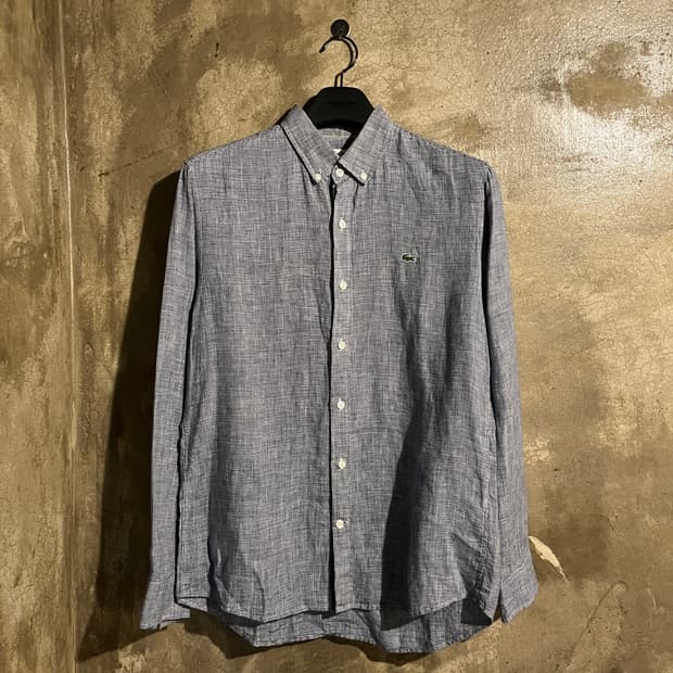 라코스테 린넨 체크셔츠