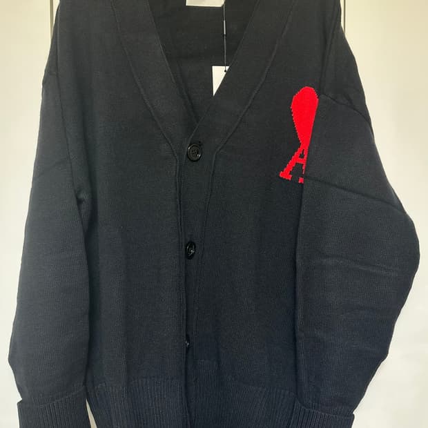 아미 인타르시아 빅하트 울 가디건 남여공용