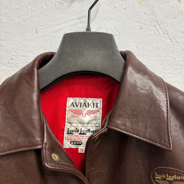 Aviakit Lewis leathers chestnut 
