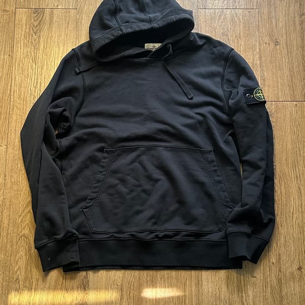 스톤아일랜드 블랙 후드티 L 정품