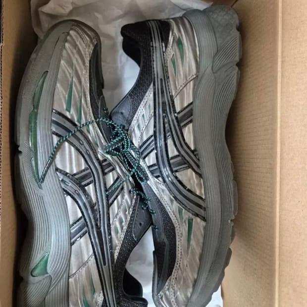 아식스 키코 젤플라메 그레이 블랙 w280