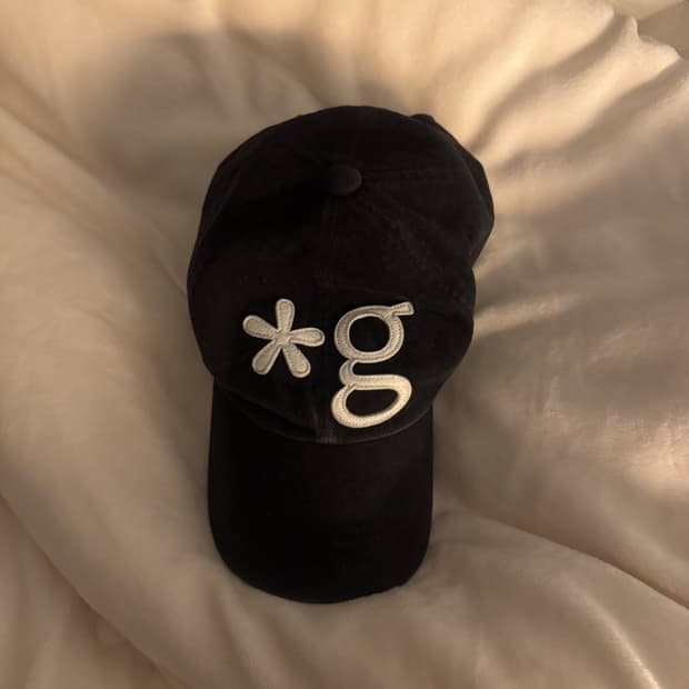 글런든 빈티지 로고 캡 (워시드 블랙)