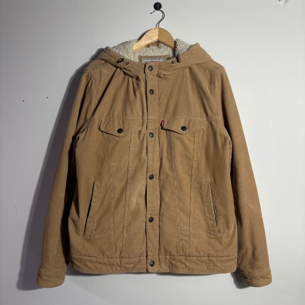 리바이스 빈티지 코듀로이 보아 안감 후드 자켓 (무료배송)