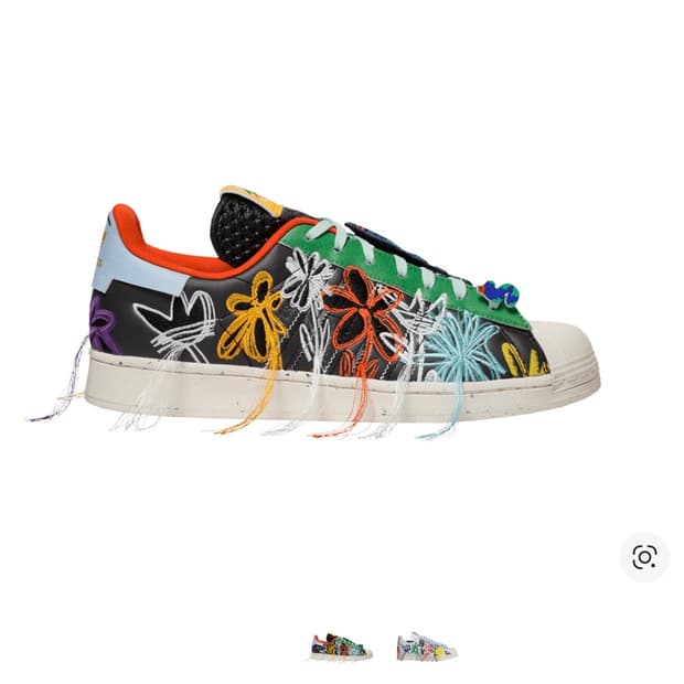 아디다스 x 션 우더스푼 슈퍼스타 슈퍼어스 블랙