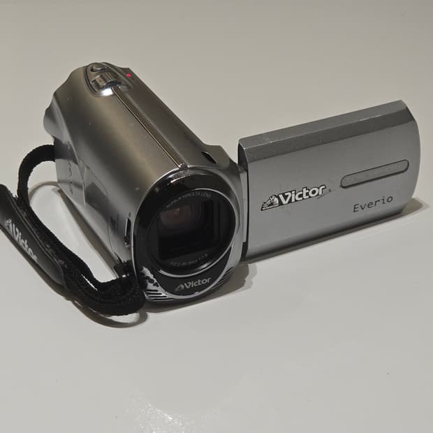 빈티지 디카 캠코더 빅터 everio MS211 작례 있음