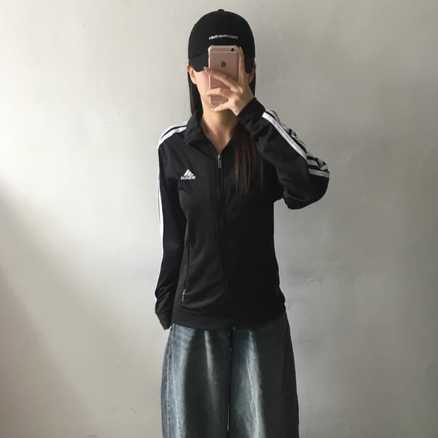 아디다스 삼선 트랙탑져지