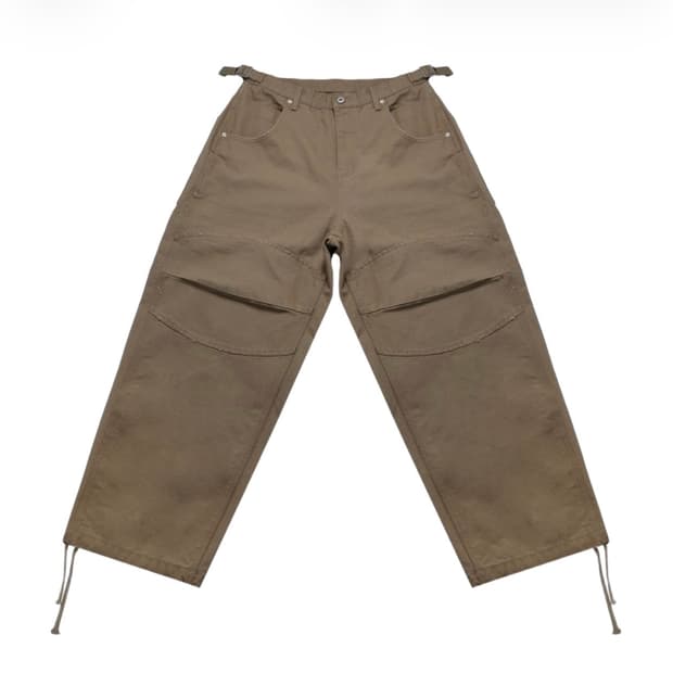 [L] mjd 엠제이디 캔버스 3D 니 팬츠 베이지