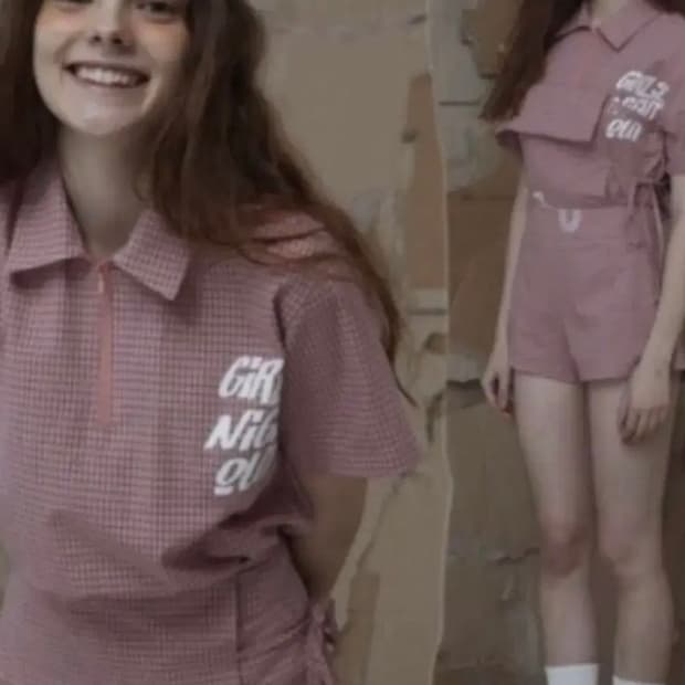 오드원아웃 치마&멜빵