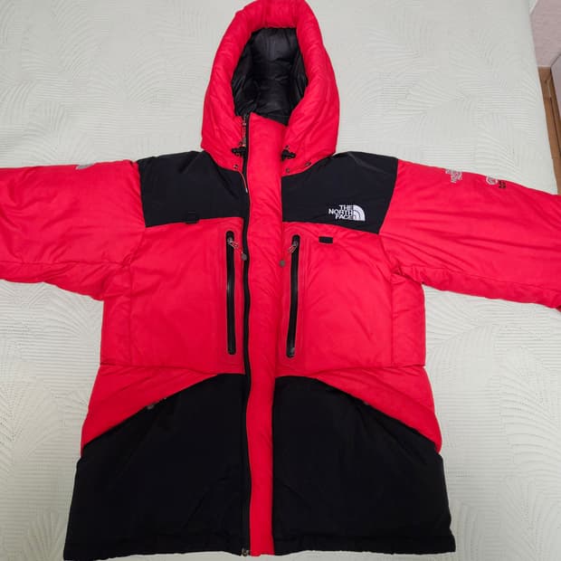 노스페이스 히말라야2 패딩 레드 XL