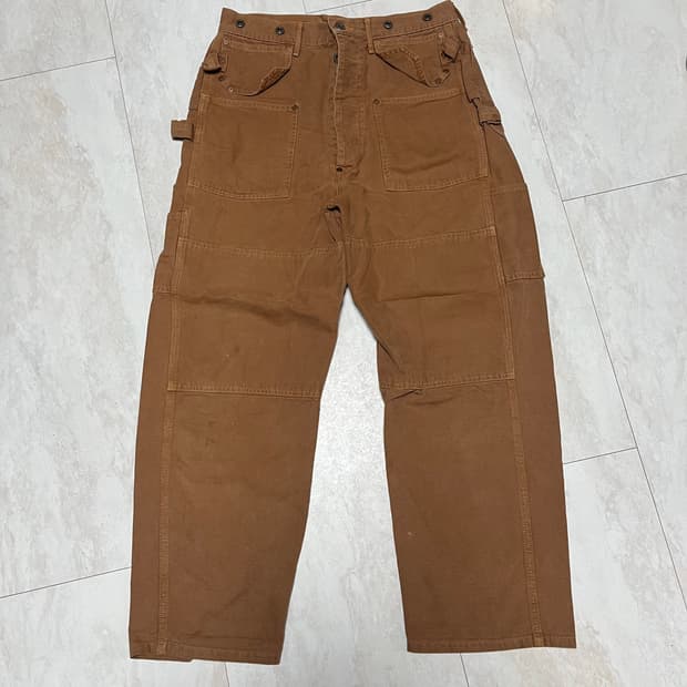 KAPITAL 캐피탈 더블니 워크팬츠 덕캔버스 2