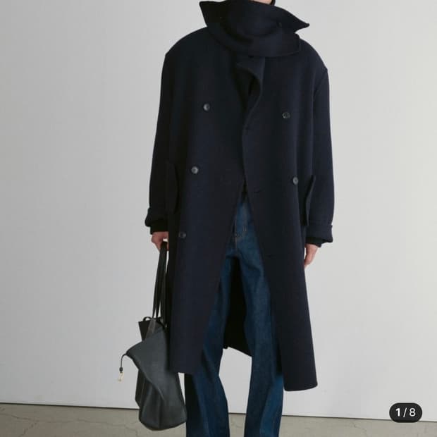 [1,2]렉토 핸드메이드 쿠세 오버사이즈 코트 판매