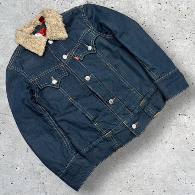 [M] 리바이스 타입 1 쉐르파 데님 자켓 청자켓 B386