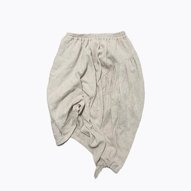 gomme unbalanced skirt