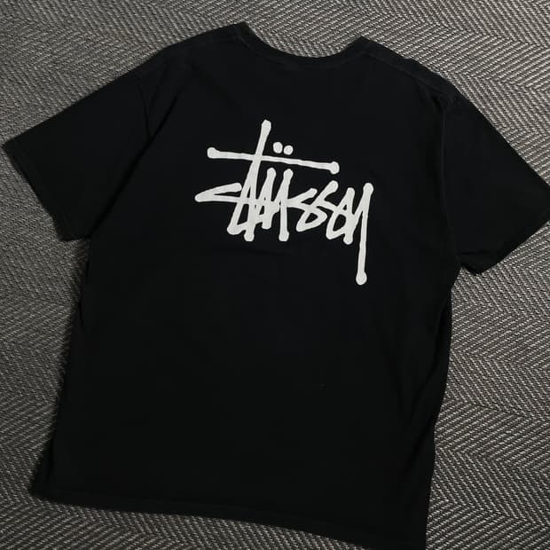 스투시 베이직 오리지날 빅로고 반팔 티셔츠y 4316