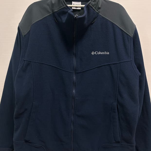 컬럼비아 남성 후리스 자켓 XL 네이비