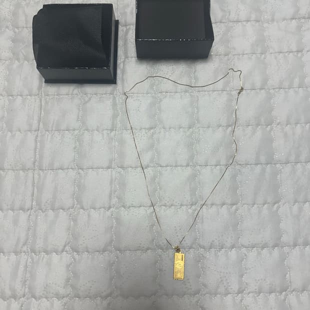 슈프림 Supreme 100 Dollar Bill Gold Pendant