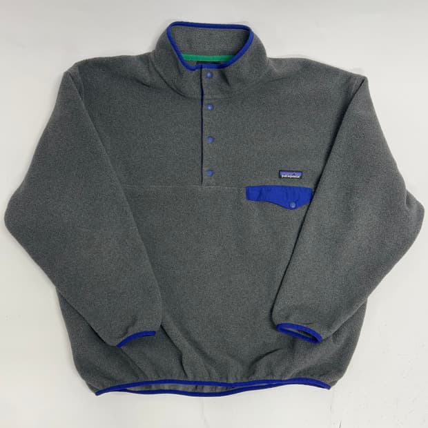 헤비모델)빈티지 파타고니아 신칠라 스냅티 그레이 멘즈XL