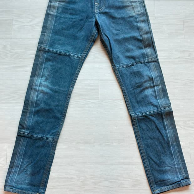 LEVI'S RED CLING FILM SHINY SLIM PANTS