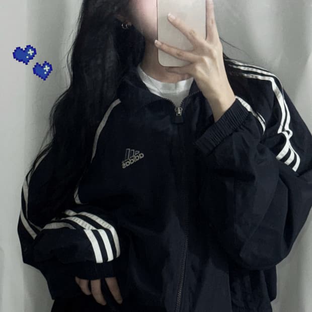 🐰아디다스 네이비 유니크 인기템 점퍼🤍