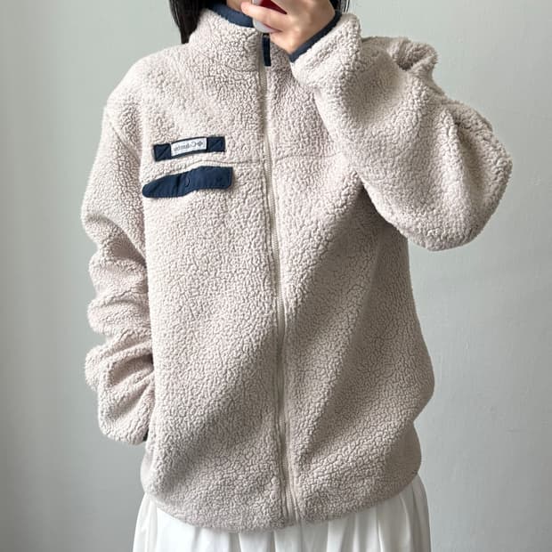 [XL] 컬럼비아 베이지 플리스