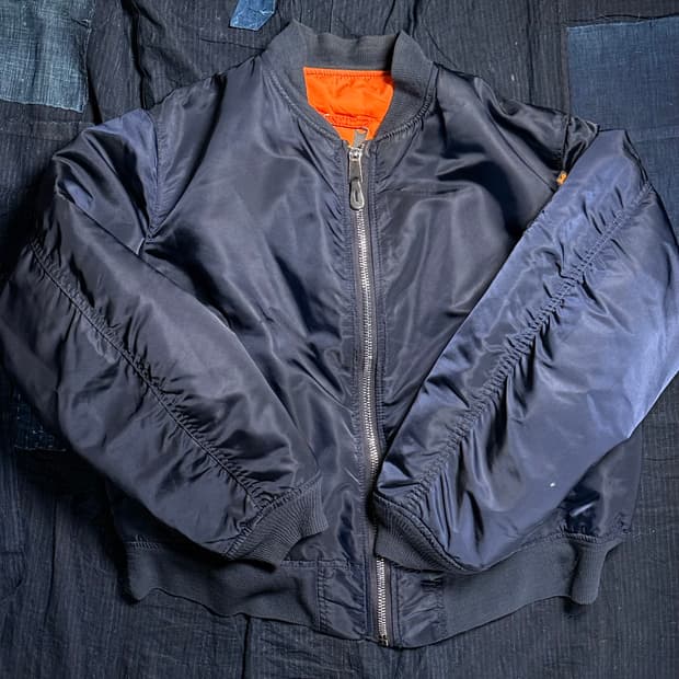 90‘s 알파인더스트리 MA-1 플라이트 자켓 XXL