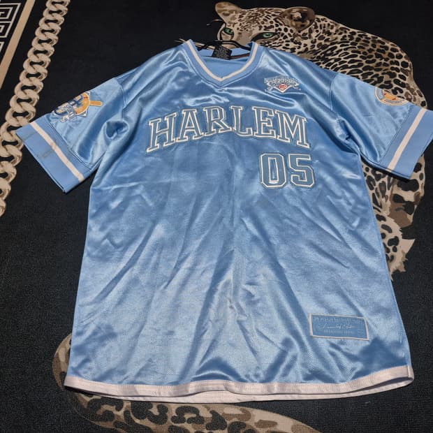 90's FUBU 후부 HARLEM 올드스쿨 힙합 풋볼 져지 L