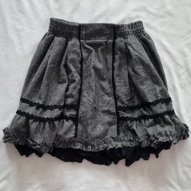 빈티지 엑시즈팜 공겜여주 레이스 스커트