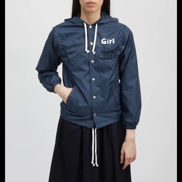 꼼데가르송걸 프릴 코치 자켓 M사이즈