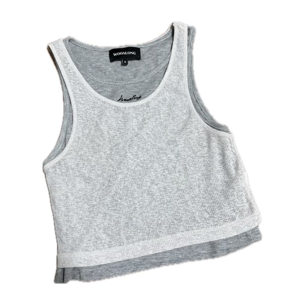 우알롱 레이어드 슬리브리스