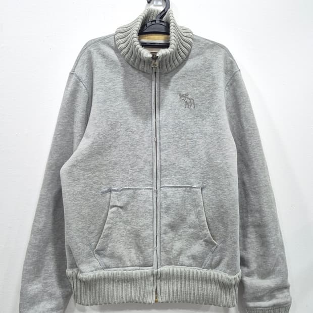 ABERCROMBIE & Ezra Fitch 하이넥 집업 자켓 L사이즈
