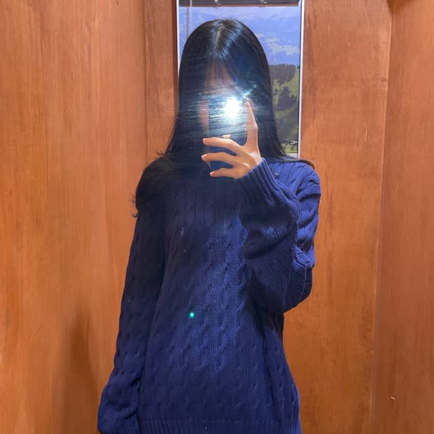 (L) POLO 폴로 랄프로렌 케이블 니트