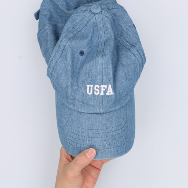 F 그루브라임 데님 볼캡 0401H1