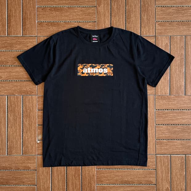 Malboro X Atmos logo printing 1/2 tee