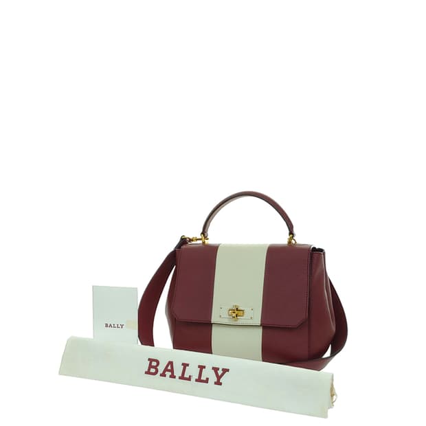 [정품] 발리 삼선 탑핸들 숄더백 중고명품 가방