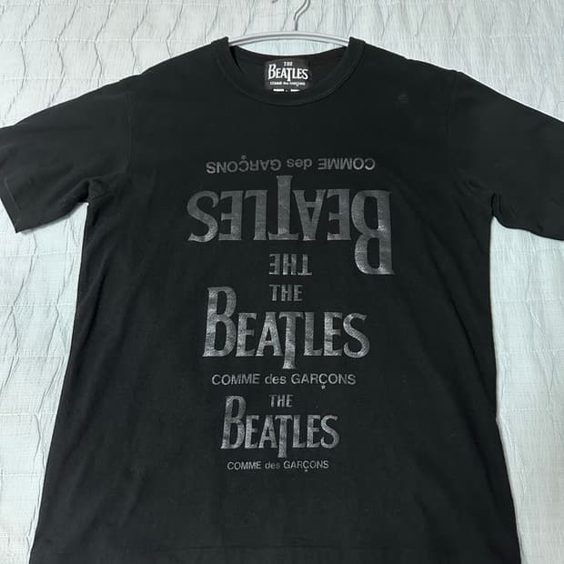 꼼데가르송 비틀즈 티셔츠 L
